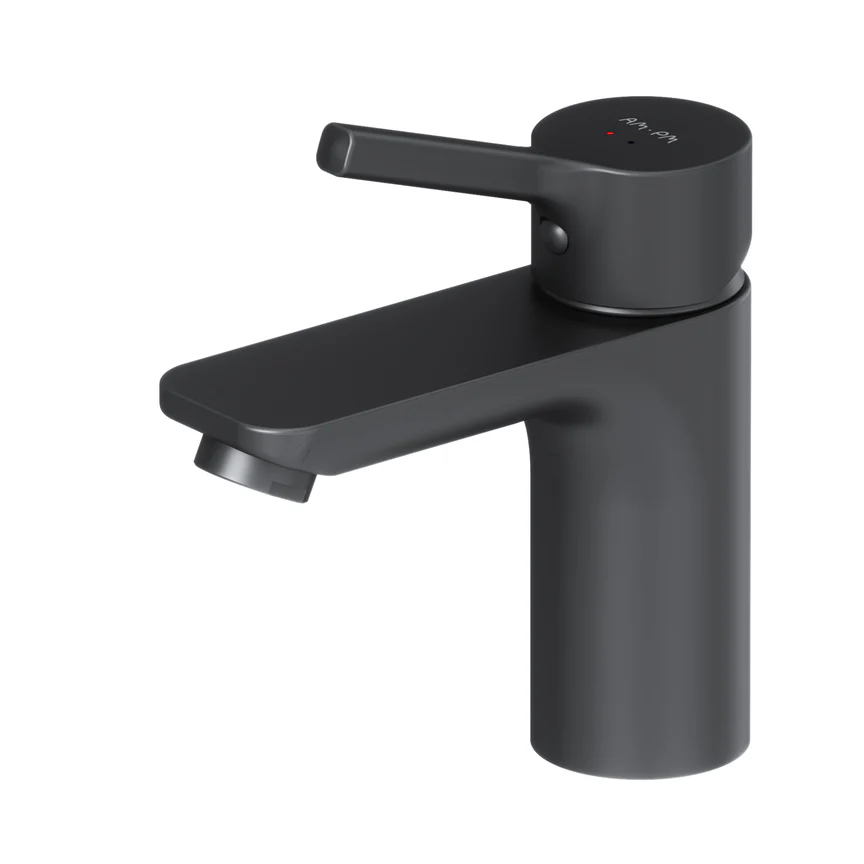 Baterii Lavoar - Baterie lavoar AM.PM X-Joy S FXB02122, cartus ceramic SoftMotion 35 mm, monocomanda, 3/8'', aerator, Negru Mat