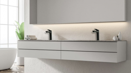 Baterie Lavoar Lemark Bronx LM3737BL Negru | Sanitare Online [4]