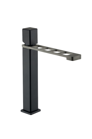 Baterii Lavoar - Baterie monocomandă lavoar cu scurgere ascendentă și descendentă, cu furtunuri flexibile de 3/8” F cm 50.