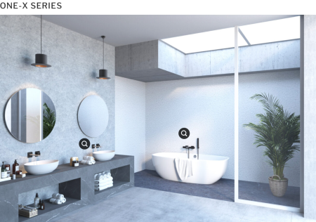 High single lever washbasin mixer with up & down pop-up waste, with 3/8” flex. hoses 70 cm. [2]