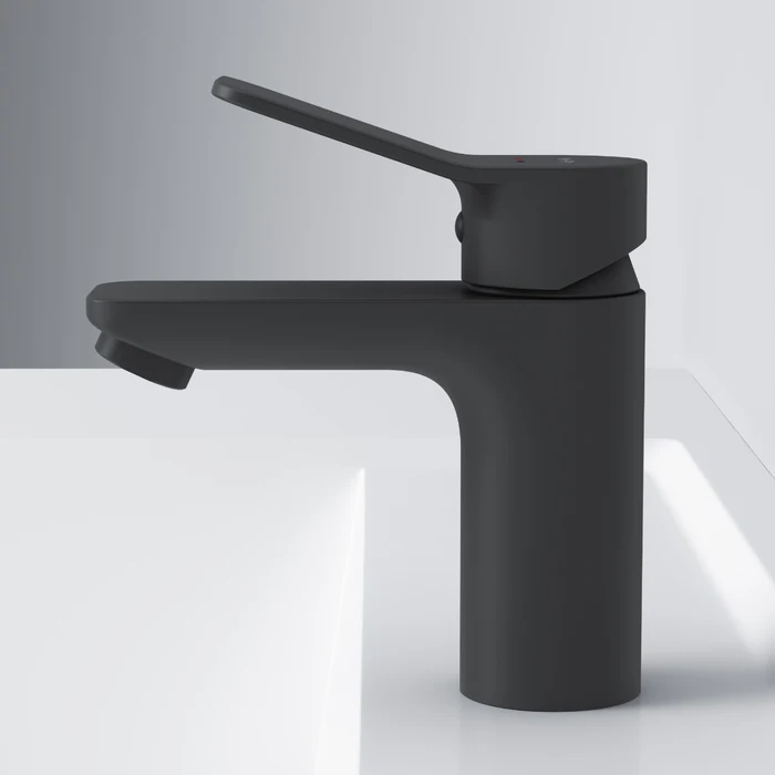 X-JoySingle-lever basin mixer, black [6]