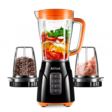 Electrocasnice Kitfort - Blender, tocator, rasnita de cafea, Kitfort Blender KT-3032-4 "3 în 1"