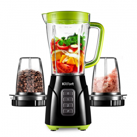 Electrocasnice Kitfort - Blender, tocator, rasnita de cafea, Kitfort KT-3032-2 "3 în 1"