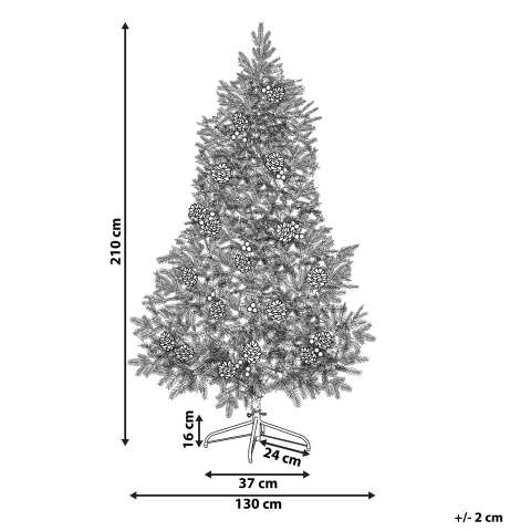 Artificial Christmas Tree DENALI 210 cm Green [2]