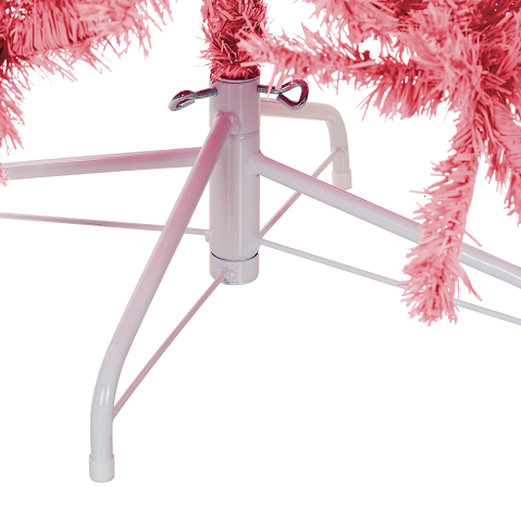 Brad de Crăciun artificial FARNHAM 120 cm Roz [4]