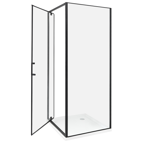 DARLI shower cabin 70 x 70 x 185 cm Black [3]