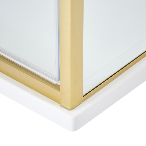 Shower cabin DARLI 80 x 80 x 185 cm Gold [7]