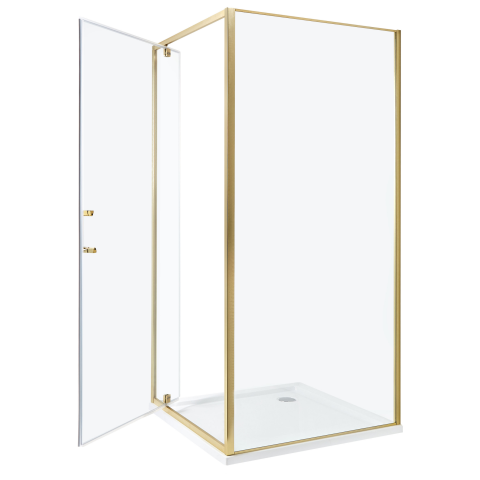 Shower cabin DARLI 90 x 90 x 185 cm Gold [3]