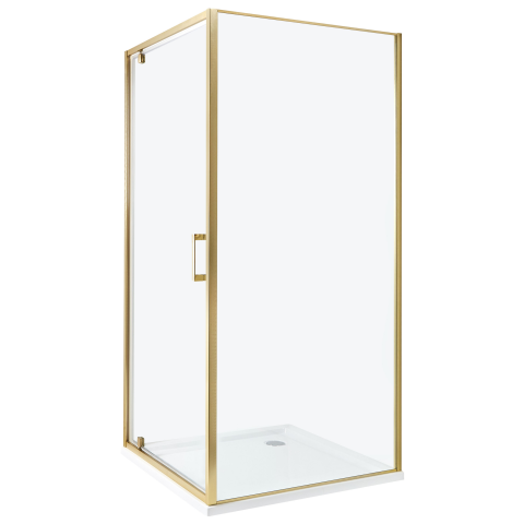 Shower cabin DARLI 90 x 90 x 185 cm Gold [1]