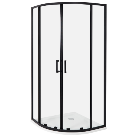 JUKATAN shower cabin 90 x 90 x 185 cm Black [1]