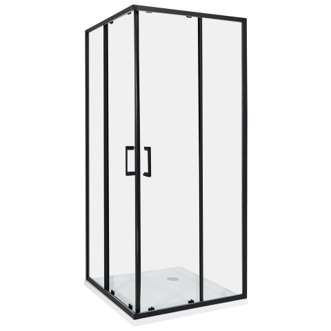 Shower cabin TELA 80 x 80 x 185 cm Black [1]
