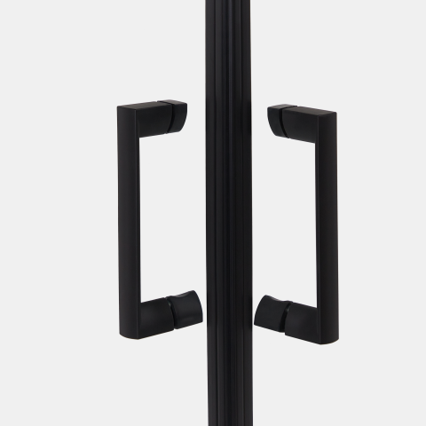 Shower cabin TELA 80 x 80 x 185 cm Black [5]