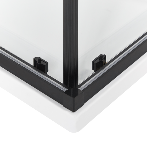 Shower cabin TELA 80 x 80 x 185 cm Black [6]