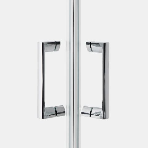 TELA shower cabin 90 x 90 x 185 cm Silver [5]