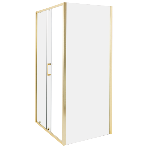 YORO shower cabin 80 x 100 x 185 cm Gold [3]