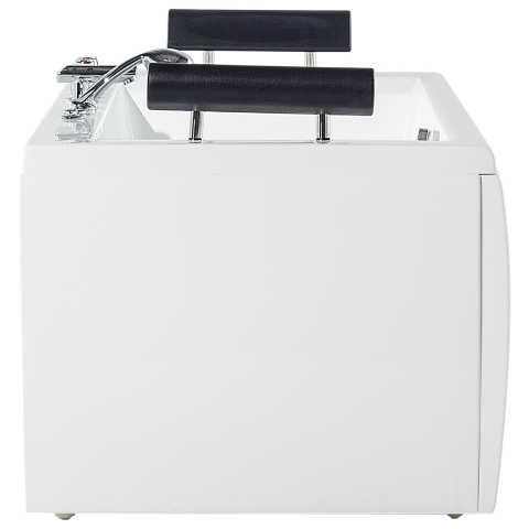 Cadă de colț LED cu hidromasaj MONTEGO 172 x 83 cm Alb [5]