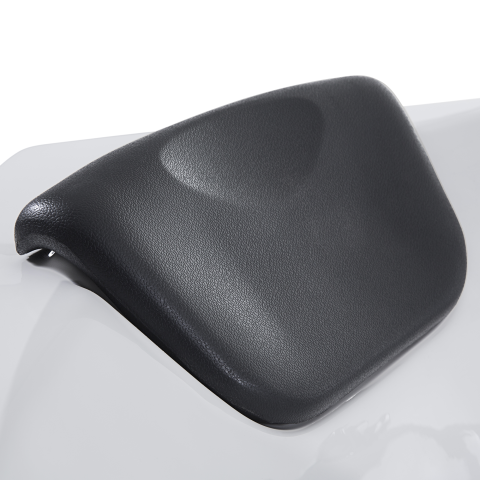 Corner LED bathtub with whirlpool SENADO 205 x 150 cm White [9]