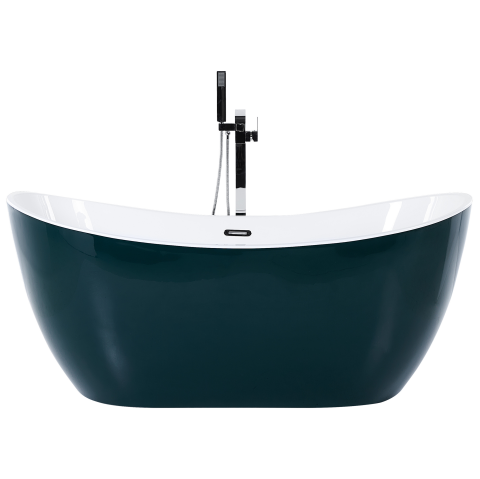 Freestanding bathtub ANTIGUA 170 x 77 cm Greenish blue [3]