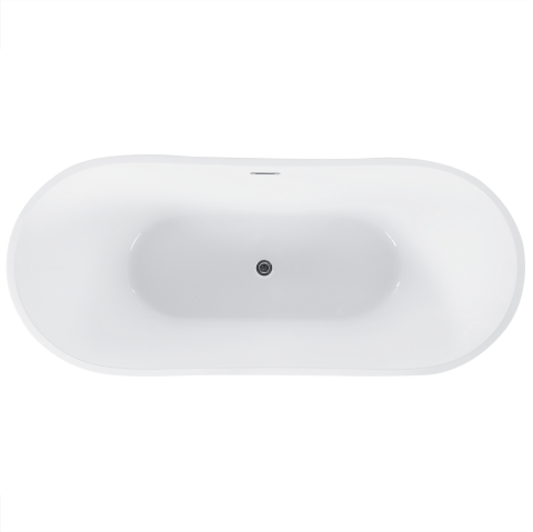 Freestanding bathtub ANTIGUA 170 x 77 cm Greenish blue [7]