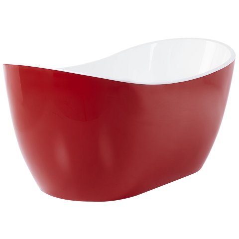 Freestanding bathtub ANTIGUA 170 x 77 cm Red [5]