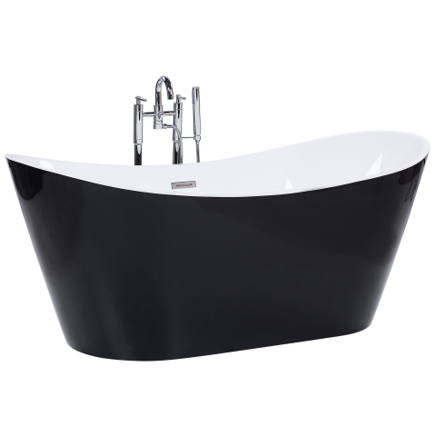 Freestanding bathtub ANTIGUA 180 x 78 cm Black [3]