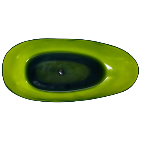 Freestanding bathtub BLANCARENA 170 x 78 cm Green [6]