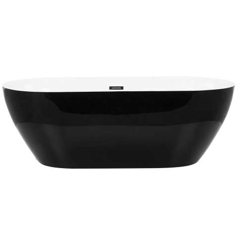 Freestanding bathtub CARRERA 160 x 75 cm Black [4]