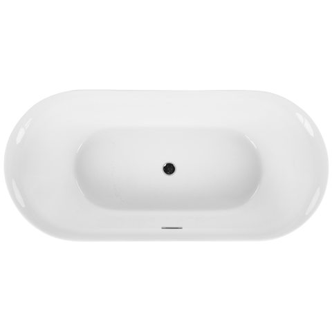 Cadă freestanding CARRERA 160 x 75 cm Negru [6]