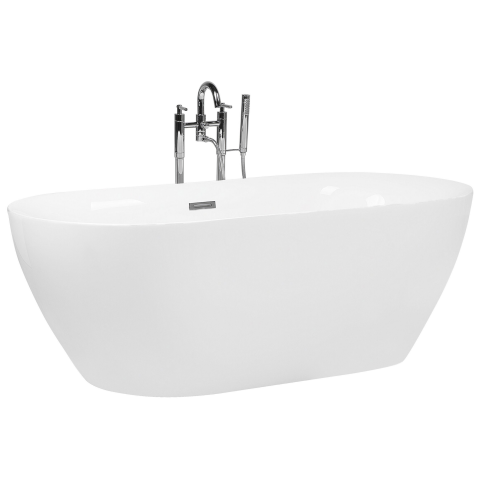 Freestanding bathtub CARRERA 170 x 80 cm White [3]