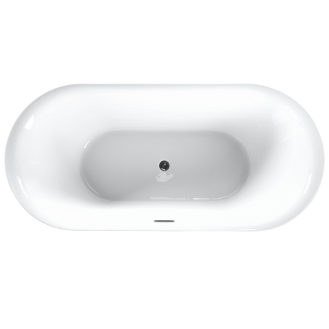 CARRERA freestanding bathtub 170 x 80 cm Bordeaux [7]