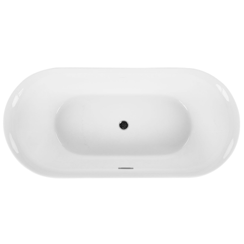 Freestanding bathtub CARRERA 170 x 80 cm Black [6]