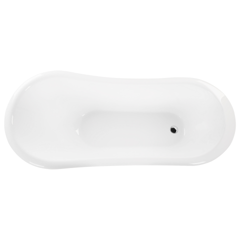 Freestanding bathtub CAYMAN 170 x 76 cm White [9]