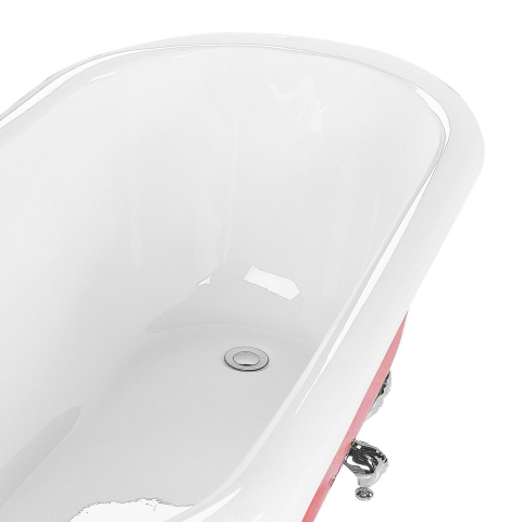 Freestanding bathtub CAYMAN 170 x 76 cm Red [7]