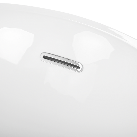 Cadă freestanding DULCINA 170 x 80 cm Negru/Alb [9]