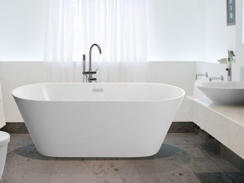 Black Friday - Freestanding bathtub HAVANA 150 x 75 cm White
