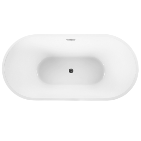 Freestanding bathtub HAVANA 150 x 75 cm Black/White [5]