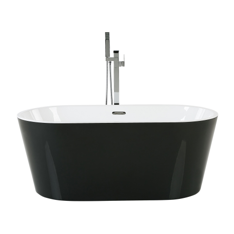 Freestanding bathtub HAVANA 150 x 75 cm Black/White [3]