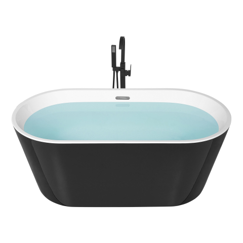 HAVANA freestanding bathtub 160 x 80 cm Black/White [1]