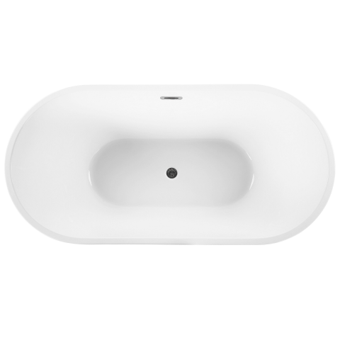 Freestanding bathtub HAVANA 170 x 73 cm Black/White [5]