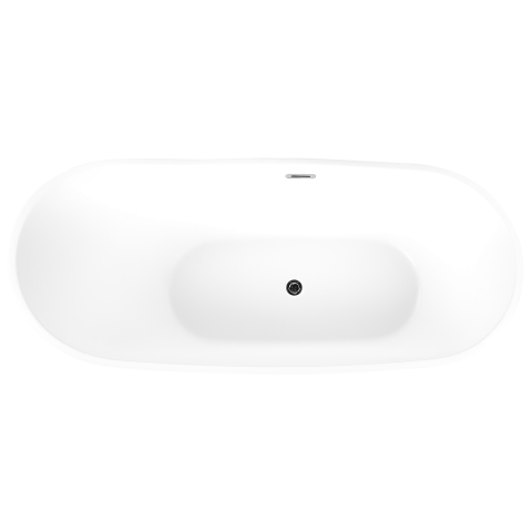 LONDRINA freestanding bathtub 170 x 75 cm White [5]