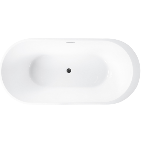 Cadă freestanding NEVIS 170 x 80 cm Albastru verzui [7]