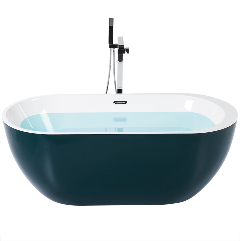 Cadă freestanding NEVIS 170 x 80 cm Albastru verzui [1]