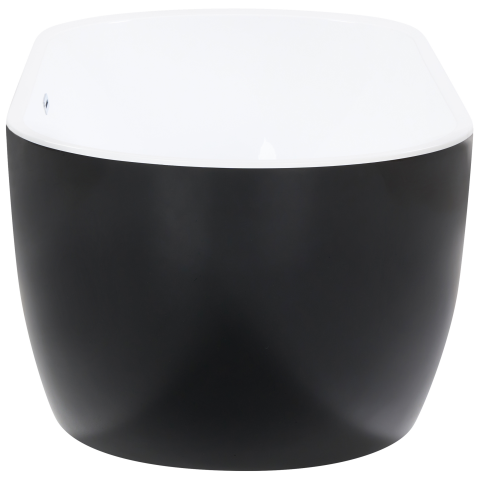 Freestanding bathtub NEVIS 170 x 80 cm Black [5]