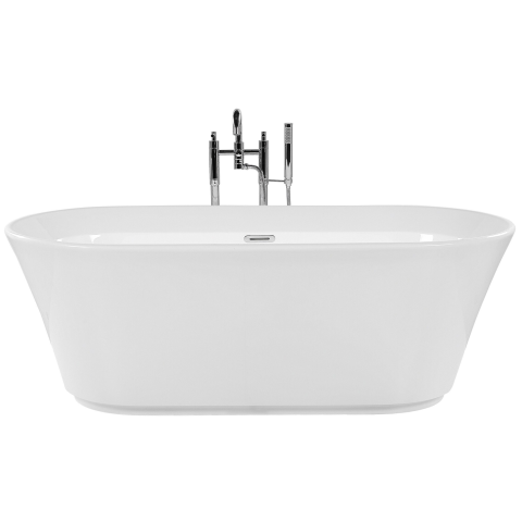 Freestanding bathtub OVALLE 170 x 80 cm White [1]