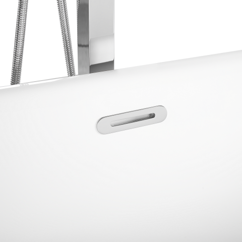 PINEL freestanding bathtub 170 x 80 cm Silver [8]