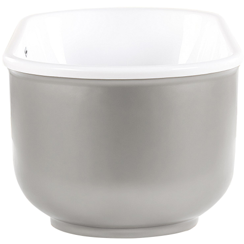 PINEL freestanding bathtub 170 x 80 cm Silver [5]