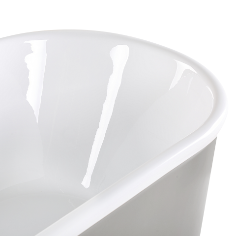 PINEL freestanding bathtub 170 x 80 cm Silver [7]