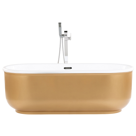 Freestanding bathtub PINEL 170 x 80 cm Gold [4]