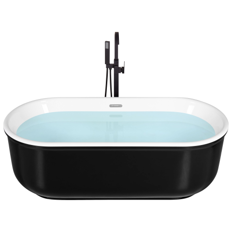 Freestanding bathtub PINEL 170 x 80 cm Black [1]