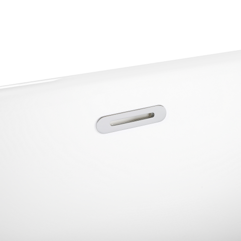 Freestanding bathtub PINEL 170 x 80 cm Black [8]